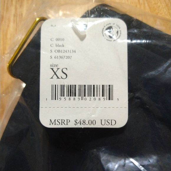 Free People Naomi Underwire Longline Bra, Size XS, Black, New - Picture 5 of 6